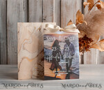 SAVE THE DATES photo vellum plexi  Callendar Clear Ivory Marble Gold Save the Date Cards with Photo, Plexi Clear Save Our Dates with Photo 10