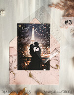 SAVE THE DATES photo vellum plexi  Blush Pink Marble Gold Save the Date Cards with Photo, Plexi Clear Save Our Dates with Photo 15