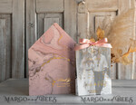 SAVE THE DATES photo vellum plexi  Pink Gold Marble Save the Date Cards with Photo, Vellum Save Our Dates with Photo Gold Foil Calendar Cards 17