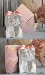 SAVE THE DATES photo vellum plexi  Pink Gold Marble Save the Date Cards with Photo, Vellum Save Our Dates with Photo Gold Foil Calendar Cards 17