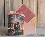SAVE THE DATES photo vellum plexi  Blush Pink Callendar Clear Gold Save the Date Cards with Photo, Plexi Save Our Dates with Photo 8