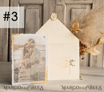 SAVE THE DATES photo vellum plexi   Save the Date Cards with Photo, Vellum Golden Save Our Dates with Photo 15