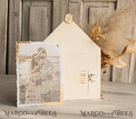 SAVE THE DATES photo vellum plexi   Save the Date Cards with Photo, Vellum Golden Save Our Dates with Photo 15