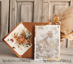 SAVE THE DATES photo vellum plexi   Terracotta Save the Date Cards with Photo, Burnt Orange Vellum Golden Save Our Dates with Photo 14