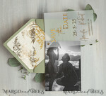 SAVE THE DATES photo vellum plexi  sage green Gold Peonies Save the Date Cards with Photo, Vellum Save Our Dates with Photo Gold Foil Calendar Cards 7