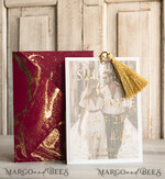 SAVE THE DATES photo vellum plexi  Maroon Tassel Gold Marble Save the Date Cards with Photo, Burgundy Vellum Save Our Dates with Photo Gold Foil Calendar Cards 10