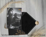 SAVE THE DATES photo vellum plexi  Black Gold Velvet Save the Date Cards with Photo, Plexi Clear Save Our Dates with Photo 11