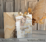 SAVE THE DATES photo vellum plexi  Ivory Gold Marble Save the Date Cards with Photo, Vellum Save Our Dates with Photo Gold Foil Calendar Cards 13