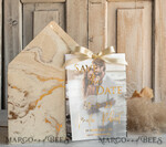 SAVE THE DATES photo vellum plexi  Ivory Gold Marble Save the Date Cards with Photo, Vellum Save Our Dates with Photo Gold Foil Calendar Cards 13