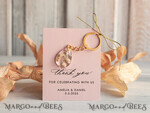 WEDDING FAVORS Resin Custom Resin Keychain Wedding Favors For Guests in bulk Custom Resin Keychain, Golden personalised Thank you gifts Teardrop Keychain with Gold-Plated Stainless Steel Hardware4