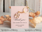 WEDDING FAVORS Resin Custom Resin Keychain Wedding Favors For Guests in bulk Custom Resin Keychain, Golden personalised Thank you gifts Teardrop Keychain with Gold-Plated Stainless Steel Hardware4