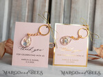 WEDDING FAVORS Resin Custom Resin Keychain Wedding Favors For Guests in bulk Custom Resin Keychain Personalised Thank you gifts Teardrop Keychain with Gold-Plated Stainless Steel Hardware18