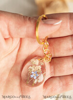 WEDDING FAVORS Resin Custom Resin Keychain Wedding Favors For Guests in bulk Custom Resin Keychain Personalised Thank you gifts Teardrop Keychain with Gold-Plated Stainless Steel Hardware18