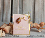 WEDDING FAVORS Resin Custom Resin Keychain Wedding Favors For Guests in bulk Custom Resin Keychain, Golden personalised Thank you gifts Teardrop Keychain with Gold-Plated Stainless Steel Hardware9