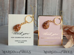 WEDDING FAVORS Resin Custom Resin Keychain Wedding Favors For Guests in bulk Custom Resin Keychain, Golden personalised Thank you gifts Teardrop Keychain with Gold-Plated Stainless Steel Hardware9