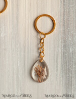 WEDDING FAVORS Resin Custom Resin Keychain Wedding Favors For Guests in bulk Custom Resin Keychain, Golden personalised Thank you gifts Teardrop Keychain with Gold-Plated Stainless Steel Hardware7