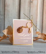 WEDDING FAVORS Resin Custom Resin Keychain Wedding Favors For Guests in bulk Custom Resin glamour golden Keychain, Golden personalised Thank you gifts Teardrop Keychain with Gold-Plated Stainless Steel Hardware7