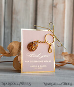 WEDDING FAVORS Resin Custom Resin Keychain Wedding Favors For Guests in bulk Custom Resin glamour golden Keychain, Golden personalised Thank you gifts Teardrop Keychain with Gold-Plated Stainless Steel Hardware7