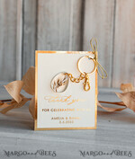 WEDDING FAVORS Resin Custom Resin Keychain Wedding Favors For Guests in bulk Custom Resin boho pampass grass Keychain, Golden personalised Thank you gifts Teardrop Keychain with Gold-Plated Stainless Steel Hardware6