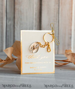 WEDDING FAVORS Resin Custom Resin Keychain Wedding Favors For Guests in bulk Custom Resin boho pampass grass Keychain, Golden personalised Thank you gifts Teardrop Keychain with Gold-Plated Stainless Steel Hardware6