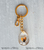 WEDDING FAVORS Resin Custom Resin Keychain Wedding Favors For Guests in bulk Custom Resin modern mirror heart  Keychain, Golden personalised Thank you gifts Teardrop Keychain with Gold-Plated Stainless Steel Hardware8