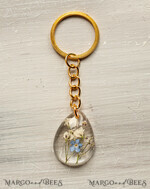 WEDDING FAVORS Resin Custom Resin Keychain Wedding Favors For Guests in bulk Custom Resin Keychain, Golden personalised Thank you gifts Teardrop Keychain with Gold-Plated Stainless Steel Hardware10
