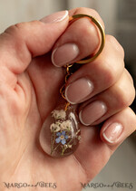 WEDDING FAVORS Resin Custom Resin Keychain Wedding Favors For Guests in bulk Custom Resin Keychain, Golden personalised Thank you gifts Teardrop Keychain with Gold-Plated Stainless Steel Hardware10