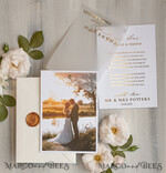 THANK YOU CARDS photo gold vellum plexi Printed vellum Wedding Photo Thank You Cards, Modern Wedding Thank You Cards with Photo, Minimalist Thank You Cards Wedding8