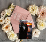 THANK YOU CARDS photo gold vellum plexi Plexi Wedding Photo Thank You Cards, Blush Pink Wedding Thank You Cards with Photo, Minimalist Thank You Cards Wedding7