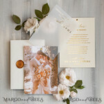 THANK YOU CARDS photo gold vellum plexi Printed vellum Wedding Photo Thank You Cards, Modern Wedding Thank You Cards with Photo, Minimalist Thank You Cards Wedding7