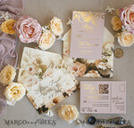 WEDDING INVITATIONS Vintage Baroque Vintage Baroque Wedding Invitation suite  Beige Golden Fine art Roses Wedding Invitations with rsvp Victorian wedding crest Chinoiserie Invites Royal Ornamental frame17