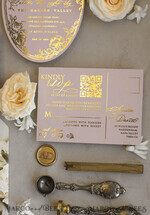 WEDDING INVITATIONS Vintage Baroque Vintage Baroque Wedding Invitation suite  Beige Golden Fine art Roses Wedding Invitations with rsvp Victorian wedding crest Chinoiserie Invites Royal Ornamental frame17