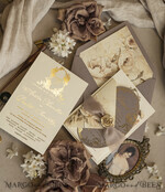 WEDDING INVITATIONS Vintage Baroque Vintage Baroque Wedding Invitation suite  Beige Golden Fine art Roses Wedding Invitations with rsvp Victorian wedding crest Chinoiserie Invites Royal Ornamental frame23