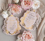WEDDING INVITATIONS Vintage Baroque Vintage Baroque Wedding Invitation suite  Beige Golden Fine art Roses Wedding Invitations with rsvp Victorian wedding crest Chinoiserie Invites Royal Ornamental frame25