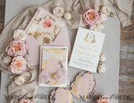 WEDDING INVITATIONS Vintage Baroque Vintage Baroque Wedding Invitation suite  Beige Golden Fine art Roses Wedding Invitations with rsvp Victorian wedding crest Chinoiserie Invites Royal Ornamental frame25