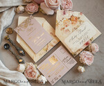 WEDDING INVITATIONS Vintage Baroque Vintage Baroque Wedding Invitation suite  Beige Golden Fine art Roses Wedding Invitations with rsvp Victorian wedding crest Chinoiserie Invites Royal Ornamental frame26
