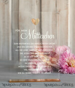 Geschenke zum Muttertag Geschenkset Entspannung Geschenkidee zum Muttertag – Exklusives Geschenkset für Mama mit Statuette, Champagnerglas & Schmuck6