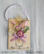 Geschenke zum Muttertag Grußkarten für Mama Holzkarte mit Widmung für Mama – Geschenkbox mit Trockenblumen Geschenk in eleganter Box mit Trockenblumen zum Muttertag  Geschenkidee zum Muttertag4