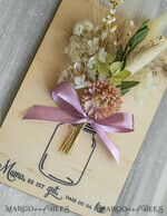 Geschenke zum Muttertag Grußkarten für Mama Holzkarte mit Widmung für Mama – Geschenkbox mit Trockenblumen Geschenk in eleganter Box mit Trockenblumen zum Muttertag  Geschenkidee zum Muttertag4