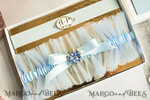 BRIDE bolero, robes, garter Geschenkidee für die Braut Strumpfband Strumpfband – die besondere Geschenkidee für die Braut5