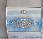 BRIDE bolero, robes, garter Geschenkidee für die Braut Strumpfband Strumpfband Etwas Blaues Geschenk für die Braut von der Trauzeugin JGA4