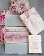 BRIDE bolero, robes, garter Geschenkidee für die Braut Strumpfband Doppeltes Strumpfband-Set für die Braut – edel & romantisch in Geschenkbox mit Gedicht – perfektes Geschenk zur Hochzeit5