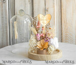 Geschenke zum Muttertag Glaskuppel mit Trockenblumen Glaskuppel mit Trockenblumen & Rose – Geschenkidee zum Muttertag6