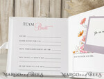BRIDAL SHOWER INVITATIONS JGA geschenk braut JGA Gästebuch für die Braut – Buch mit Schleife & Fragen an Freundinnen – personalisiert7