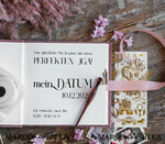 BRIDAL SHOWER INVITATIONS JGA geschenk braut JGA Gästebuch für die Braut – Velour-Buch mit Schleife & Fragen an Freundinnen – personalisiert6