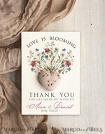 WEDDING FAVORS  Seeds of Love Wedding Favor gifts in bulk Personalized Seed Card With Plantable Seed Paper. let love grow Thank you gifts for guests2