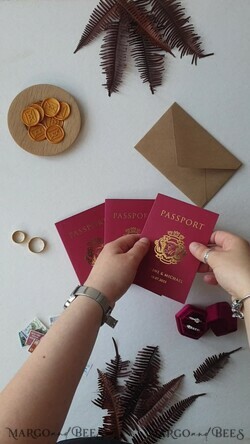 WEDDING INVITATIONS passport to love/ beach wedding invites  Passport  Wedding invitations suite Gold  Wedding Invites air ticket  wedding Cards 6