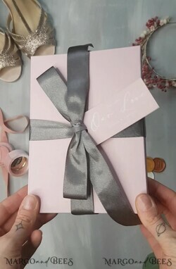 WEDDING INVITATIONS Elegant Invites Classic Cards Romantic Blush Pink Box Wedding Invitation Suite, Elegant Affordable Wedding Invites, Luxury Acrylic Plexi Wedding Invitations, Glamour Vellum Wedding Cards15