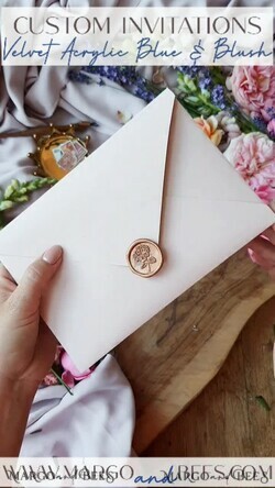 WEDDING INVITATIONS gold / rose gold / silver / glitter Elegant Wedding invitations light pink, Plexi Wedding Invitation Suite, Glamour Wedding Invitations pink and ice blue, Luxury Wedding Cards5