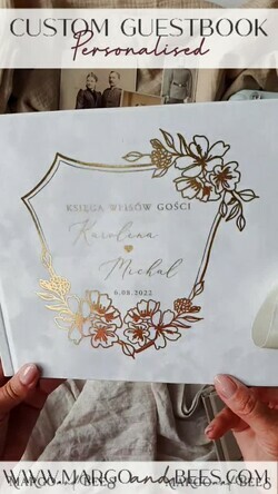 WEDDING GUEST BOOKS Velvet Instax Guestbook Personalised Ivory Instax velvet Wedding GuestBook Gold, Large Instant Wedding Guest Book, Polaroid velvet Guestbook Golden wedding8